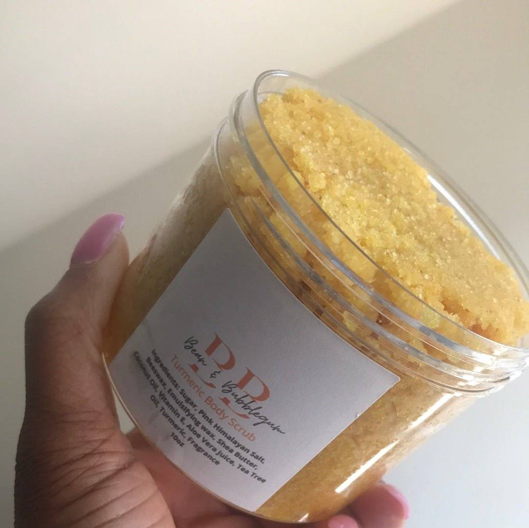 Turmeric Body Scrub - Bean & Bubblegum